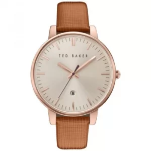 Image of Ted Baker Ladies Kate Saffiano Leather Strap Watch