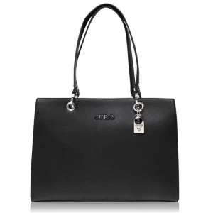 Image of Guess Isla Tote Bag - BLACK BLA