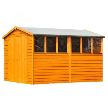 Image of Shire Window Overlap Apex Shed - 8ft x 10ft (2390mm x 2990mm)