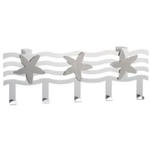 Image of BQ Starfish Chrome effect Steel Hook rail