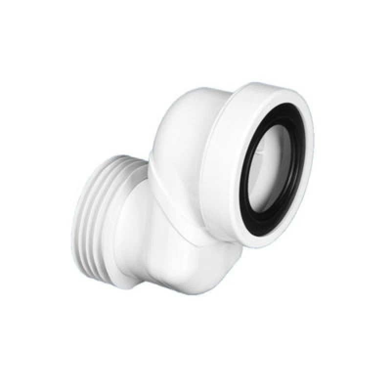 Image of Mcalpine Wclo-8, 8Cm Offset Wc Connector In Durable Abs Material