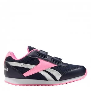 Image of Reebok Jogger RS Child Girls Trainers - Navy/Pink