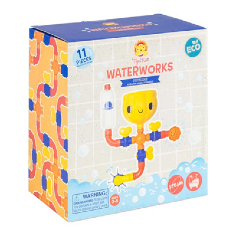 Image of Tiger Tribe Eco Waterworks - Pipeline - Bath Water Toy
