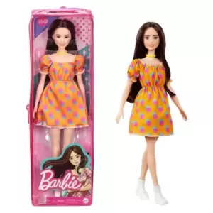 Image of Barbie Fashionista Doll #160 - Orange Fruit Dress