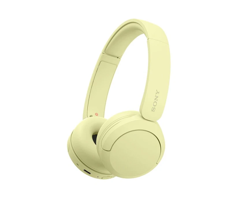 Image of SONY WH-CH520Y Wireless Bluetooth Noise Cancelling Headphones - Yellow, Yellow 4548736166516