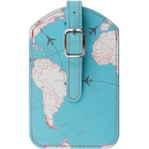 Image of Trendz World Map Luggage Tag