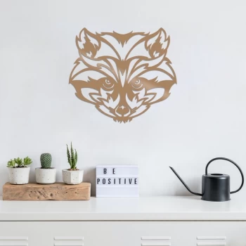 Image of Raccoon - Copper Copper Decorative Metal Wall Accessory