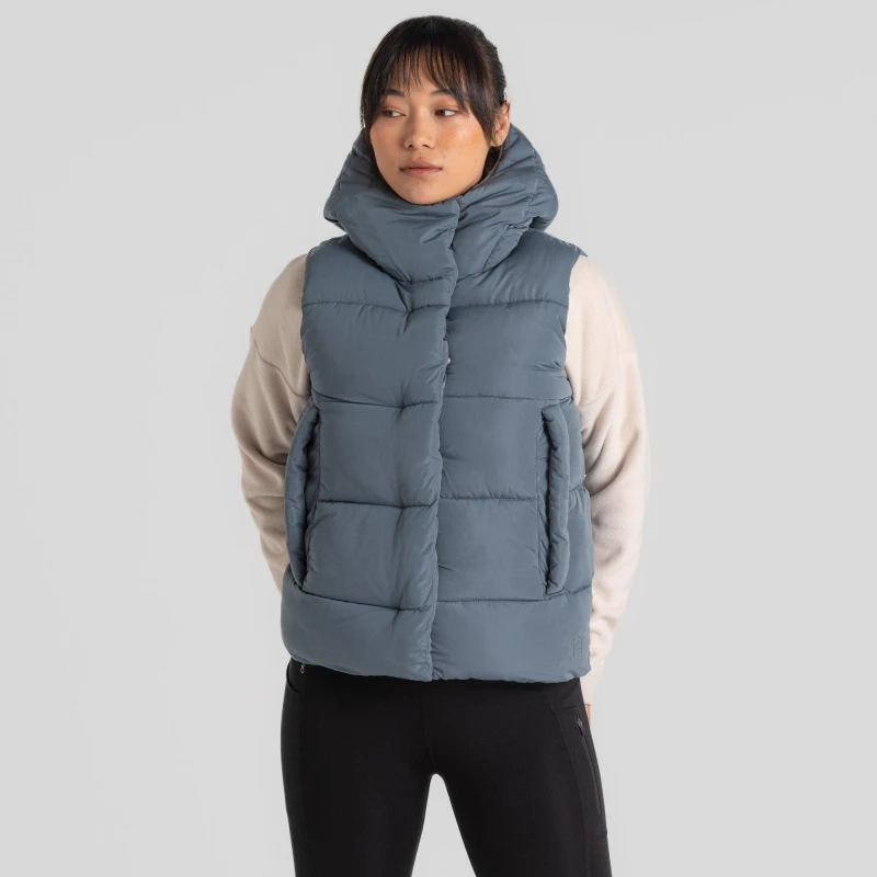 Image of Craghoppers Eilish Hooded Vest Light Blue female