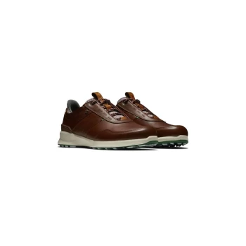 Image of Footjoy 2021 Fj Stratos Golf Shoes Mens Brown - UK080 Size: UK8
