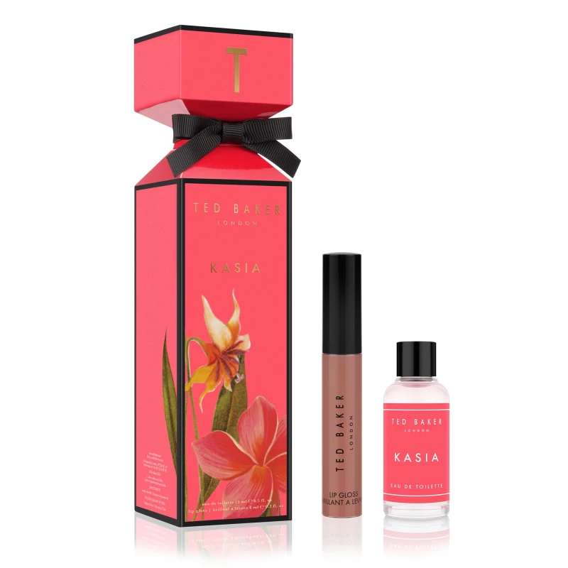Image of Ted Baker Kasia Cracker Gift Set 15ml Eau de Toilette + 8ml Lipgloss