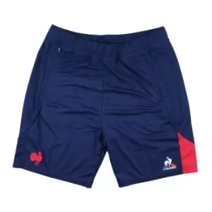 Image of 2023-2024 France Rugby Training Shorts (Blue)