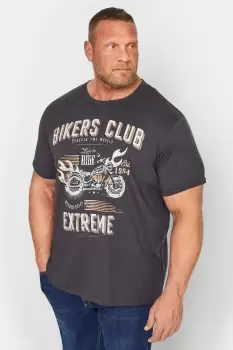 Image of 'Bikers Club' Slogan T-Shirt