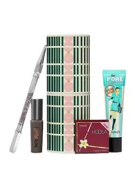 Image of Benefit Giftin Goodies Mascara, Brow Pencil, Primer & Bronzer Gift Set One Colour, Women