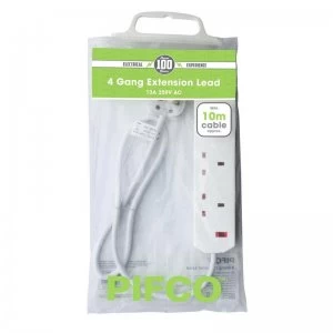 Image of Pifco 10M 4 Way Extension