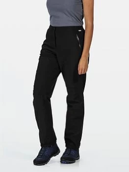 Image of Regatta Highton Stretch Overtrousers - Black, Size L, Women