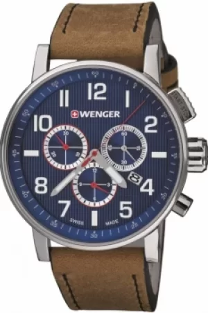 Image of Mens Wenger Attitude Chrono Chronograph Watch 010343101