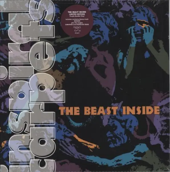 Image of Inspiral Carpets The Beast Inside - Purple vinyl 2021 UK 2-LP vinyl set LDUNG14