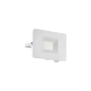 Image of IP65 Outdoor Wall Flood Light White Adjustable 20W Built in LED Porch Lamp