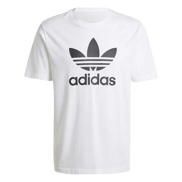 Image of Adidas Originals Adicolor Trefoil T-Shirt, White Male