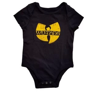 Image of Wu-Tang Clan - Logo Kids Baby Grow - Black