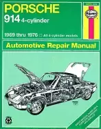Image of porsche 914 4 cylinder automotive repair manual 1969 1976