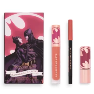 Image of Makeup Revolution DC X Revolution Dangerous Love Lip Kit
