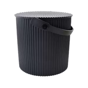 Image of Omnioutil Storage Bucket & Lid Medium Black
