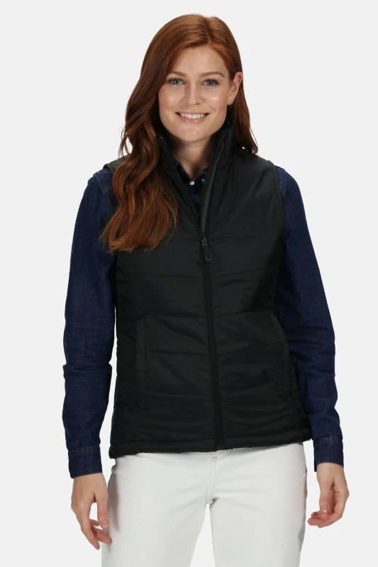 Image of Regatta Womens Stage Insulated Bodywarmer in Black Size: 16 Black Female 16