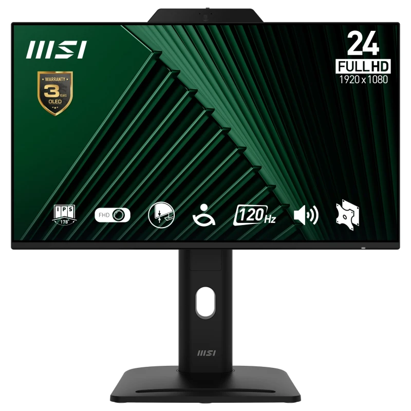 Image of MSI Pro MP242PMG 23.8" Monitor. FHD (1920 x 1080). 120Hz. IPS. 1ms