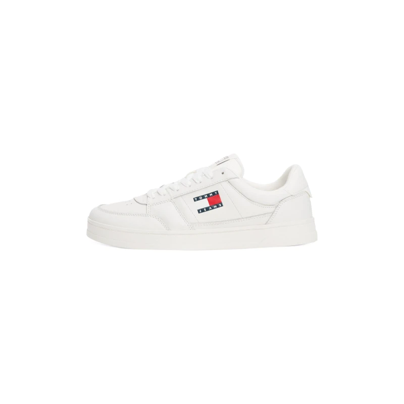 Image of Tommy Jeans Mens TJ Greenwich Court Trainers White male 7 (41)