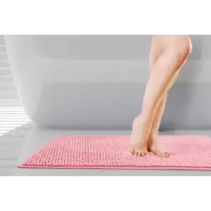 Image of Crossland Grove Emma Barclay Noodle Non-slip Bath Mat 45 X 75Cm Dusky Pink