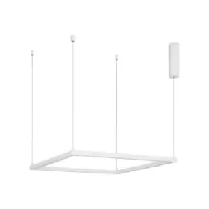 Image of Merano - Arizona Integrated LED Pendant Ceiling Light Dimmable Sandy White Aluminium LED 40W 3000KLm 3000K