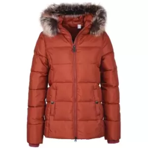 Image of Barbour Womens Midhurst Quilted Jacket Burnt Henna 12