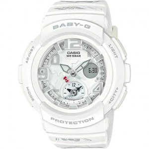 Image of Casio Baby-G Hello Kitty Series Analog-Digital Watch BGA-190KT-7B - White