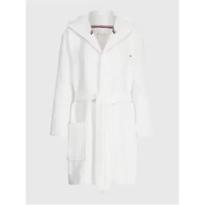 Image of Tommy Bodywear Waffle Bathrobe - White