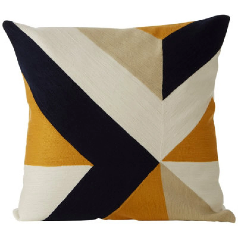 Image of Orsina Geometric Abstract Pattern Cushion