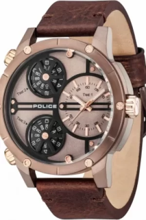 Image of Mens Police Rattlesnake Watch 14699JSBN/12