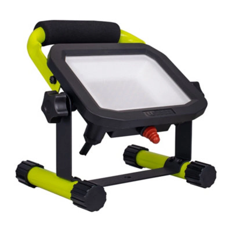 Image of Luceco Castra Portable LED Worklight with 2M Cable, 3300lm, 30W, 5000K Multi