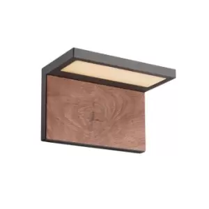 Image of Belovo Outdoor LED 13W 3000K Graphire Wood IP54