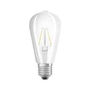 Image of Osram 7W Parathom Clear LED Edison Bulb GLS ES/E27 Very Warm White - 972834