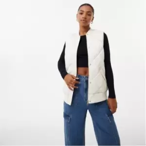 Image of Jack Wills Quilted Gilet - Cream