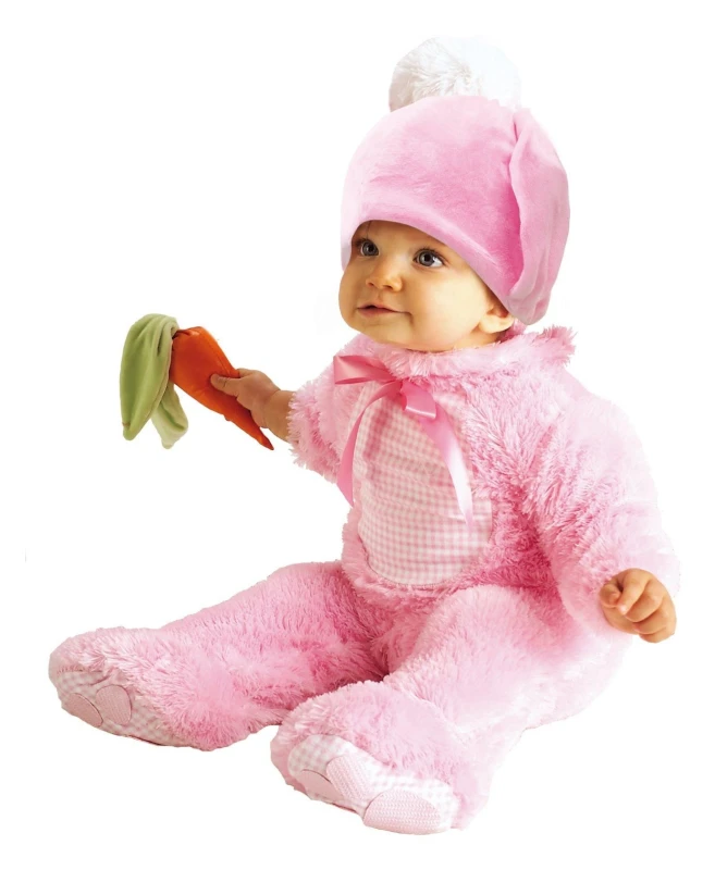 Image of Rubie's Precious Little Wabbit Baby Pink Rabbit Bunny Costume Age 12-18 Months