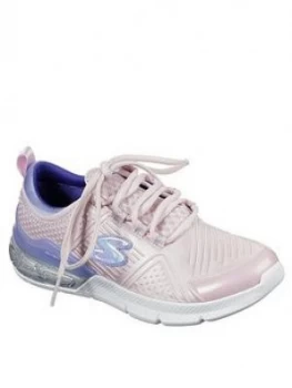 Image of Skechers Girls Skech-air Sparkle Trainers - Light Pink, Size 9.5 Younger