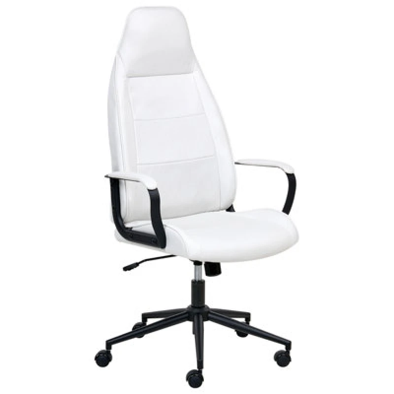 Image of Beliani Office Chair Rebel Fabric Off-White