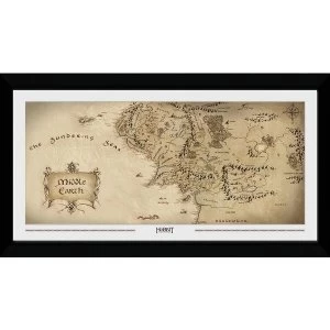 Image of The Hobbit Middle Earth 50 x 100cm Collector Print