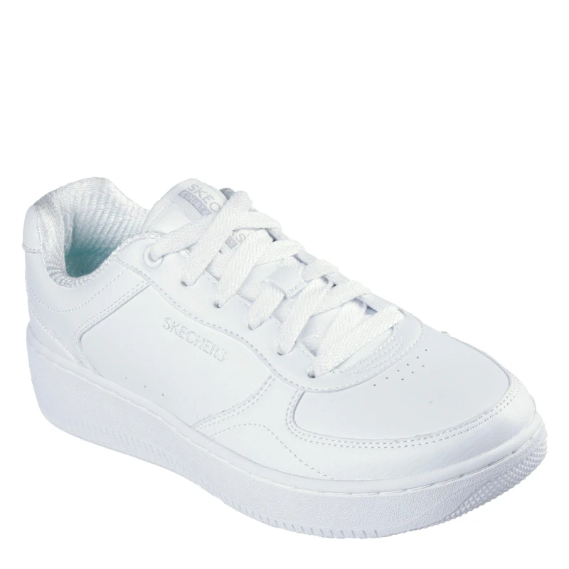 Image of Skechers Womens Court Low-Top Trainers Triple White female 3 (36)
