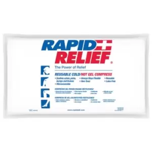 Image of Rapid Aid DELUXE HOT/COLD GEL COMPRESS C/W CONTOUR GEL 6.75" X 8.5"