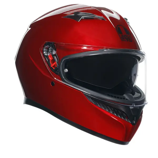 Image of AGV K3 E2206 MPLK Mono Competizione Red 016 Full Face Helmet Size 2XL