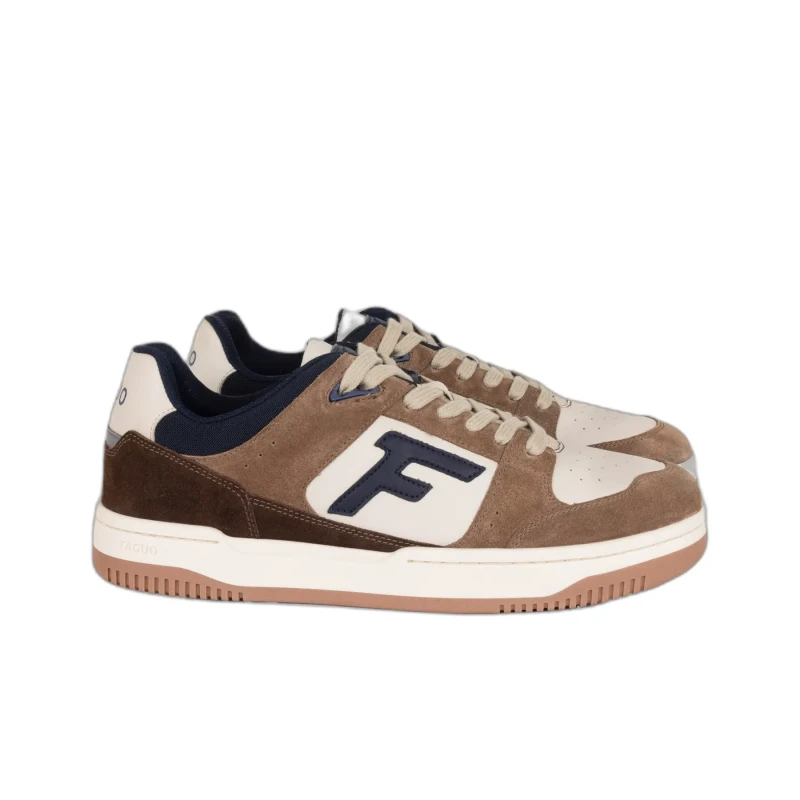 Image of Faguo Suede leather trainers Faguo Urban Marron Male 42