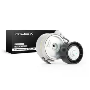 Image of RIDEX Tensioner Pulley 310T0039 Tensioner Pulley, v-ribbed belt FIAT,PEUGEOT,CITROEN,DUCATO Kasten (244),DUCATO Pritsche/Fahrgestell (230)